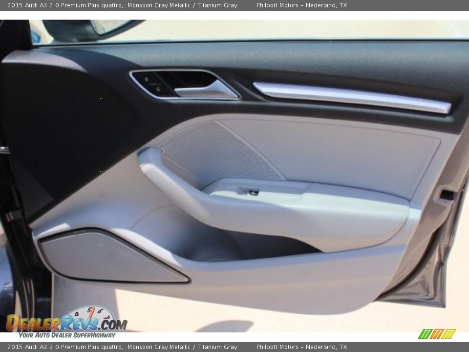 2015 Audi A3 2.0 Premium Plus quattro Monsoon Gray Metallic / Titanium Gray Photo #32
