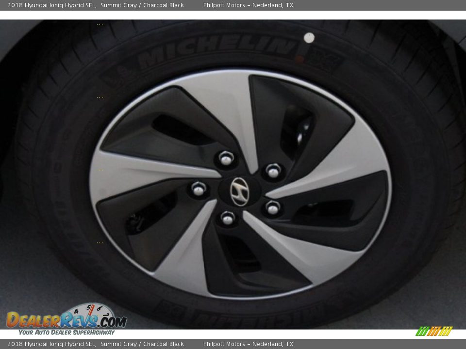 2018 Hyundai Ioniq Hybrid SEL Summit Gray / Charcoal Black Photo #6