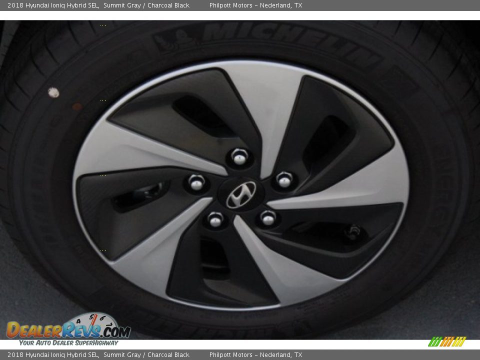 2018 Hyundai Ioniq Hybrid SEL Summit Gray / Charcoal Black Photo #11