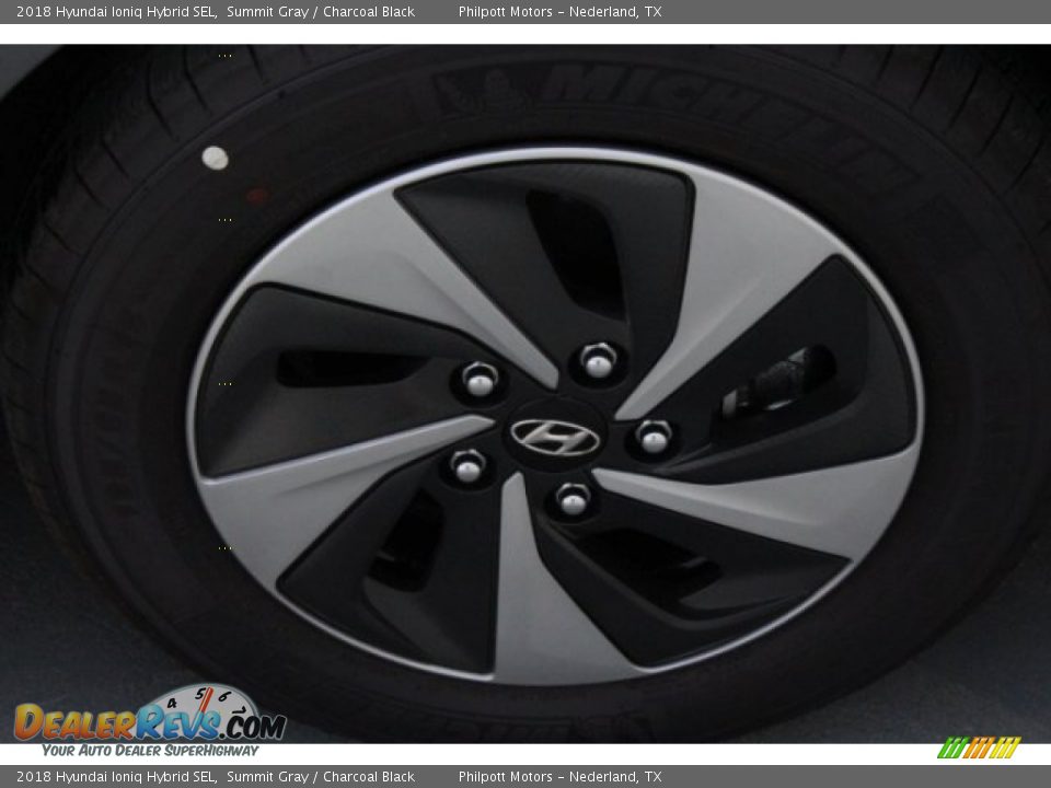 2018 Hyundai Ioniq Hybrid SEL Summit Gray / Charcoal Black Photo #12