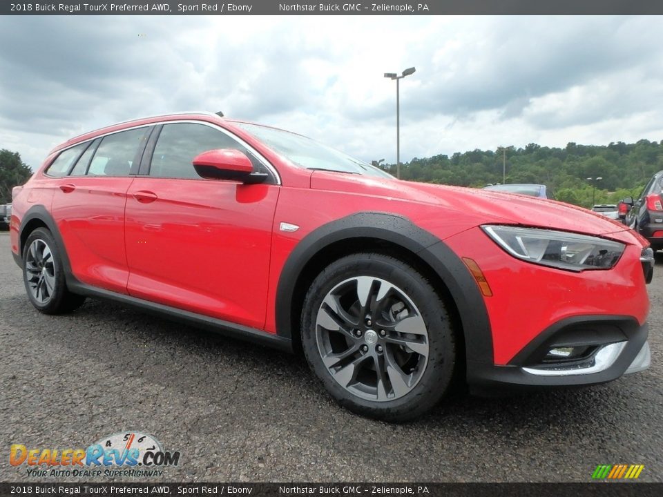 2018 Buick Regal TourX Preferred AWD Sport Red / Ebony Photo #3