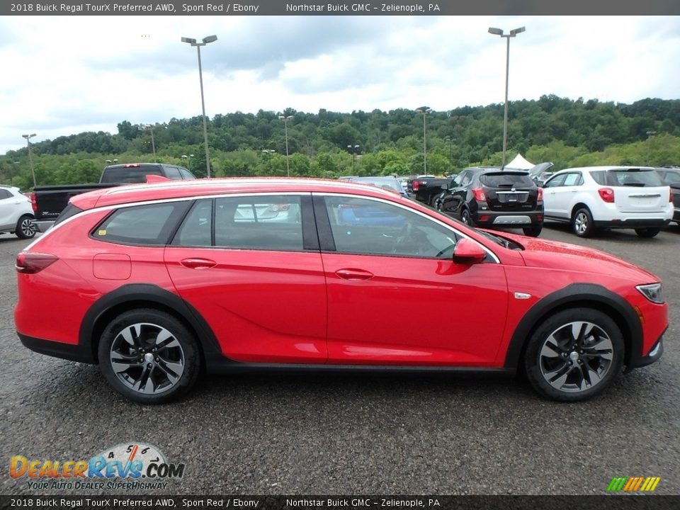 2018 Buick Regal TourX Preferred AWD Sport Red / Ebony Photo #4