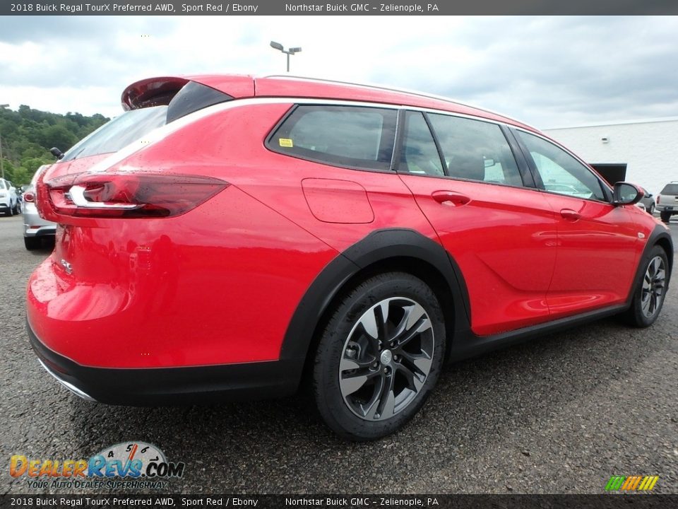 2018 Buick Regal TourX Preferred AWD Sport Red / Ebony Photo #5