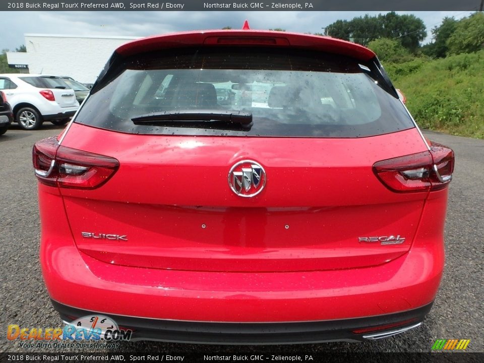 2018 Buick Regal TourX Preferred AWD Sport Red / Ebony Photo #6