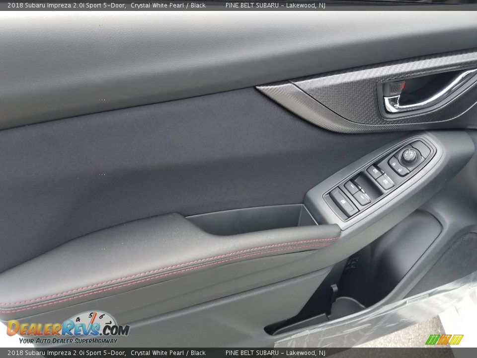 2018 Subaru Impreza 2.0i Sport 5-Door Crystal White Pearl / Black Photo #8