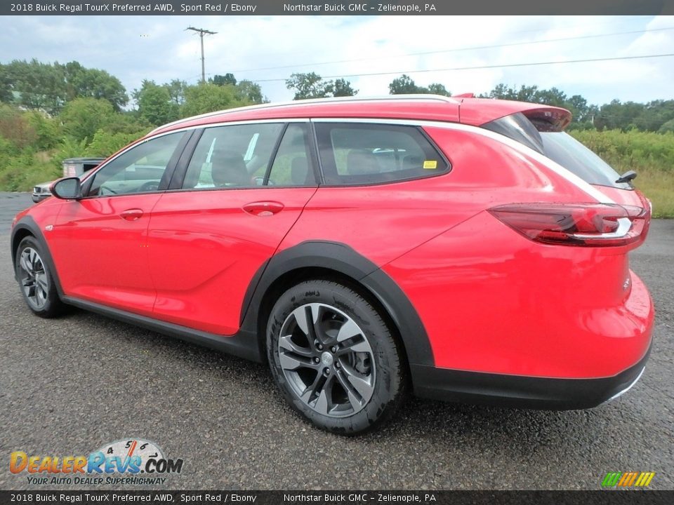 2018 Buick Regal TourX Preferred AWD Sport Red / Ebony Photo #8