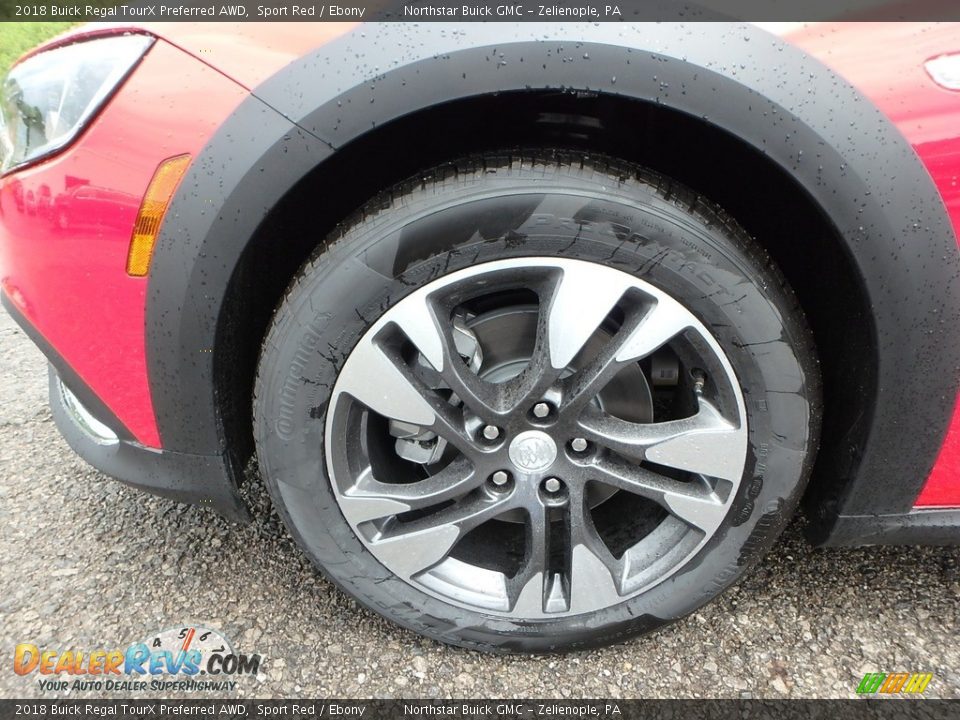 2018 Buick Regal TourX Preferred AWD Sport Red / Ebony Photo #10