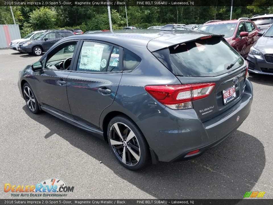 2018 Subaru Impreza 2.0i Sport 5-Door Magnetite Gray Metallic / Black Photo #4