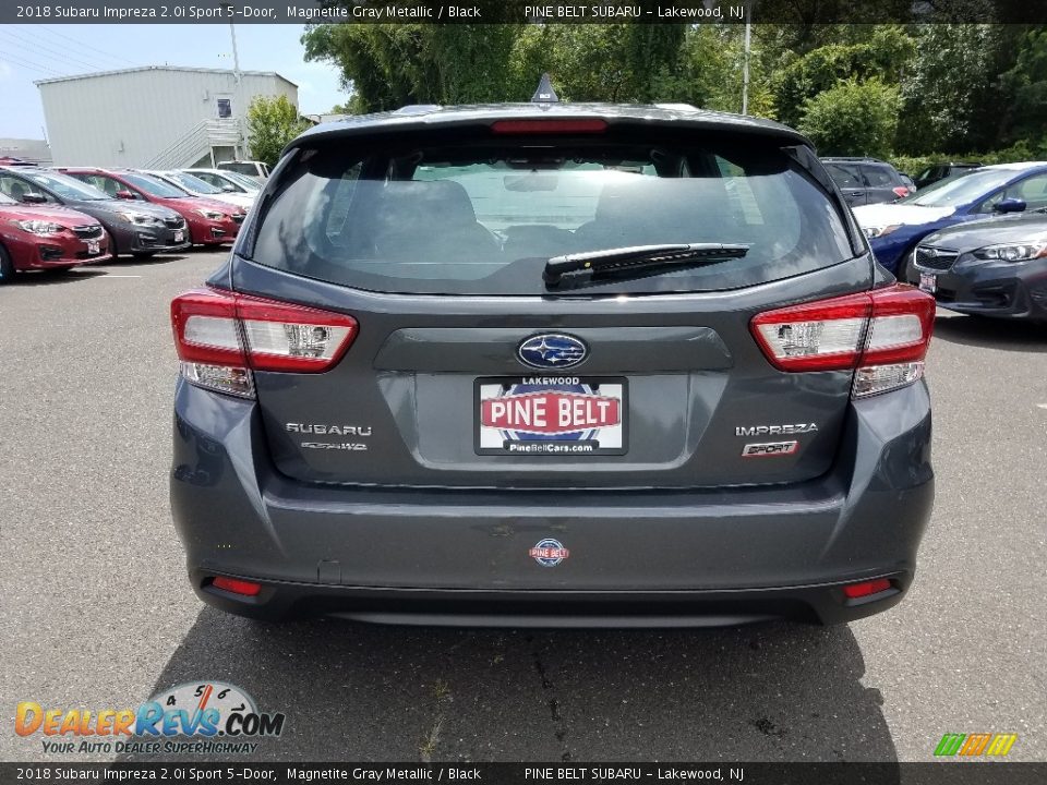 2018 Subaru Impreza 2.0i Sport 5-Door Magnetite Gray Metallic / Black Photo #5