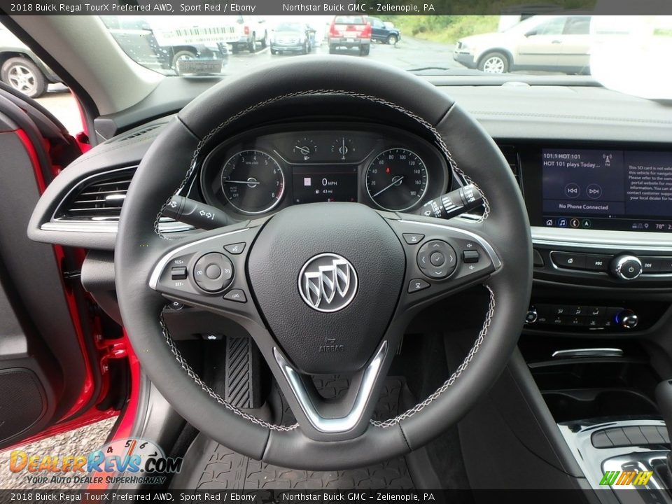 2018 Buick Regal TourX Preferred AWD Sport Red / Ebony Photo #17