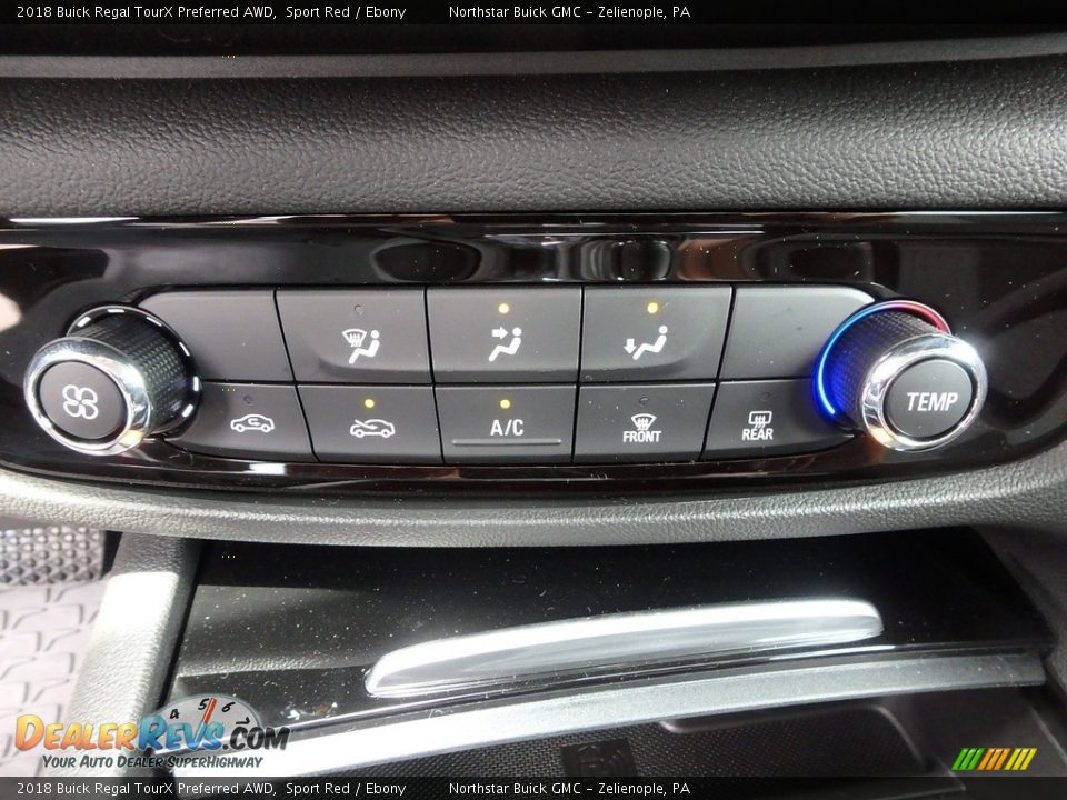 2018 Buick Regal TourX Preferred AWD Sport Red / Ebony Photo #18