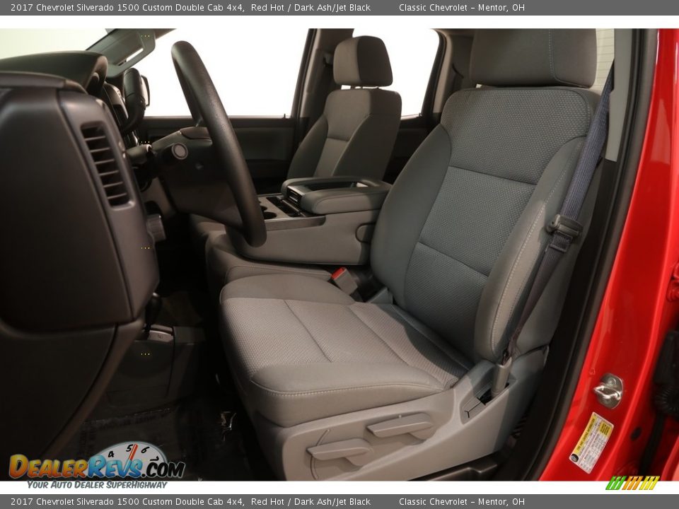2017 Chevrolet Silverado 1500 Custom Double Cab 4x4 Red Hot / Dark Ash/Jet Black Photo #5