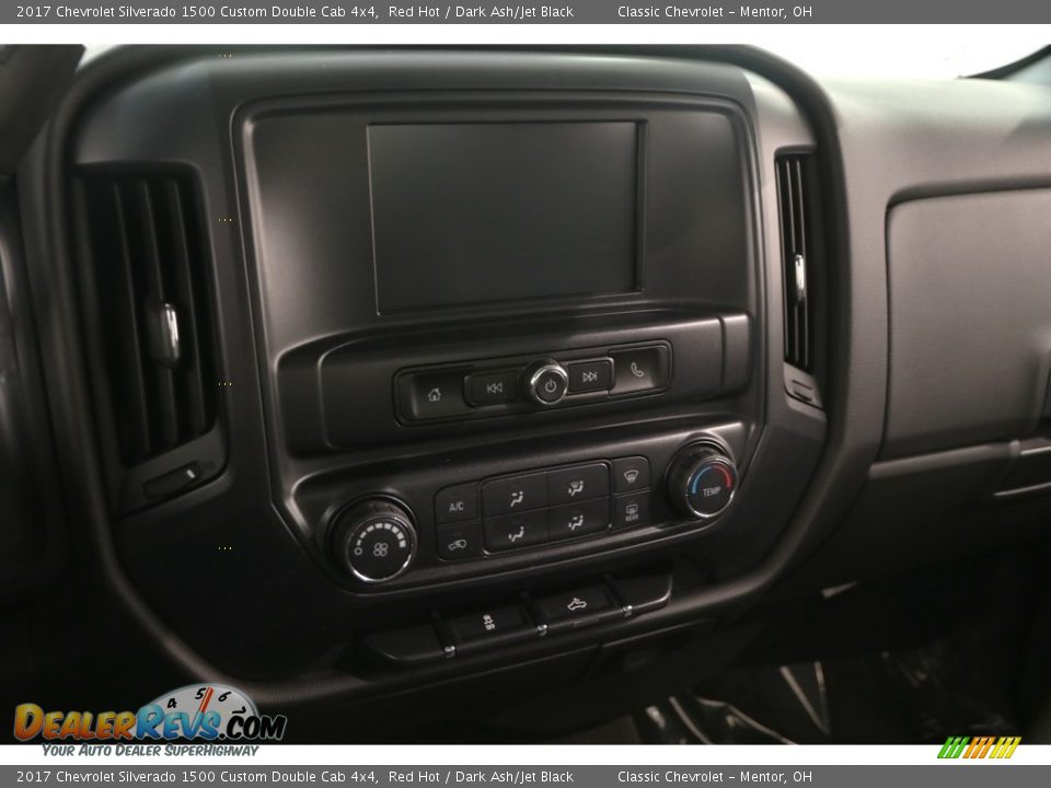 2017 Chevrolet Silverado 1500 Custom Double Cab 4x4 Red Hot / Dark Ash/Jet Black Photo #8