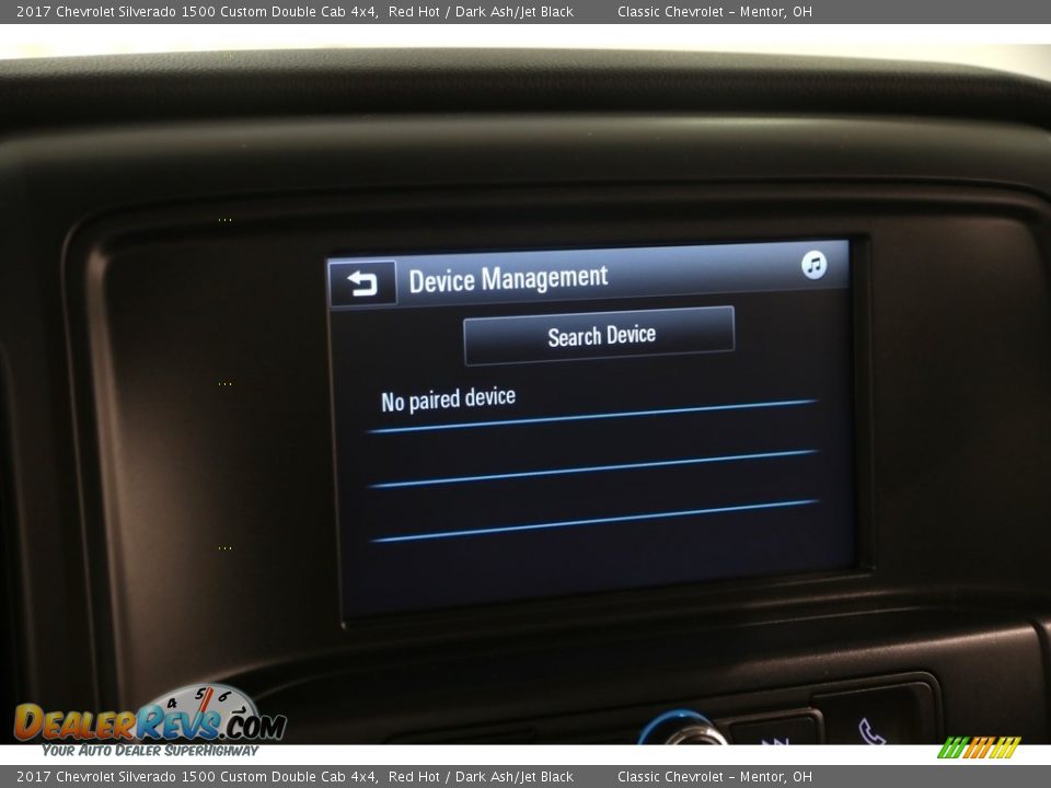 2017 Chevrolet Silverado 1500 Custom Double Cab 4x4 Red Hot / Dark Ash/Jet Black Photo #11