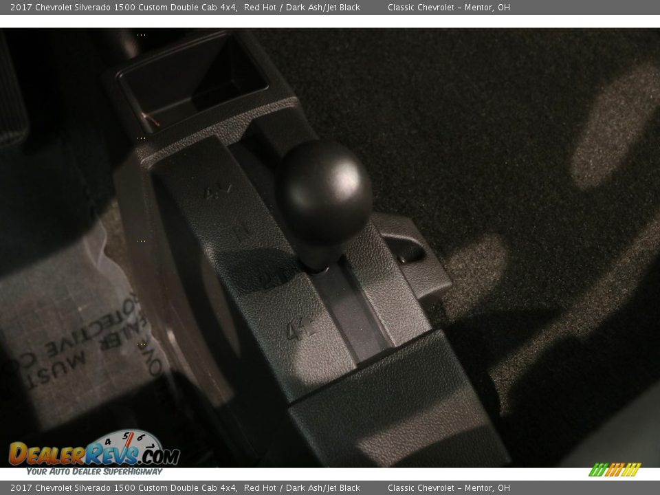 2017 Chevrolet Silverado 1500 Custom Double Cab 4x4 Red Hot / Dark Ash/Jet Black Photo #16