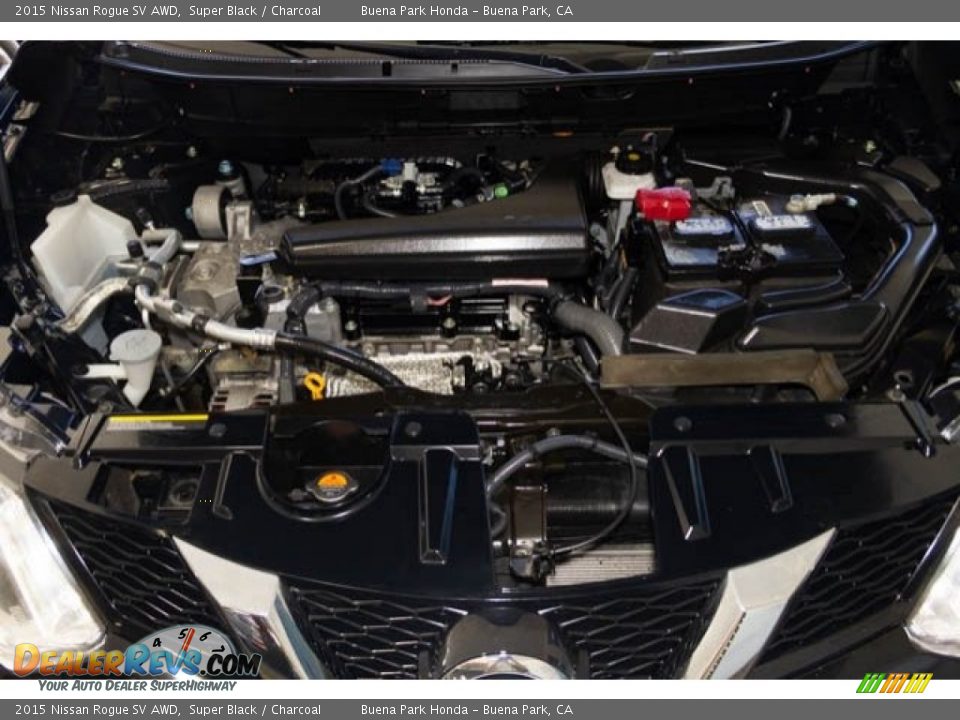 2015 Nissan Rogue SV AWD Super Black / Charcoal Photo #33