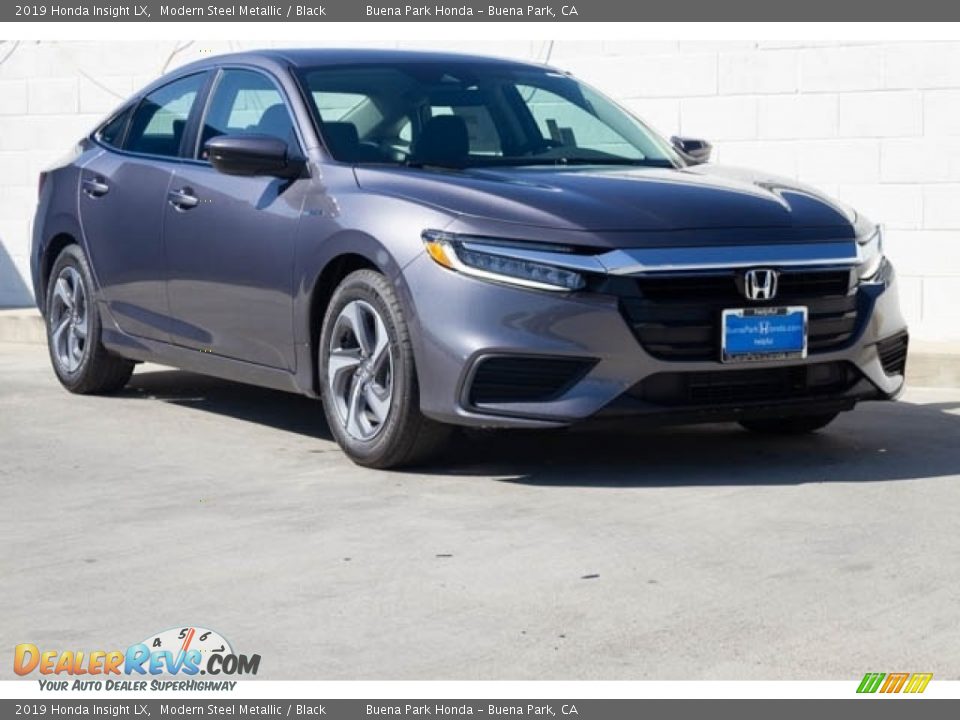 2019 Honda Insight LX Modern Steel Metallic / Black Photo #1