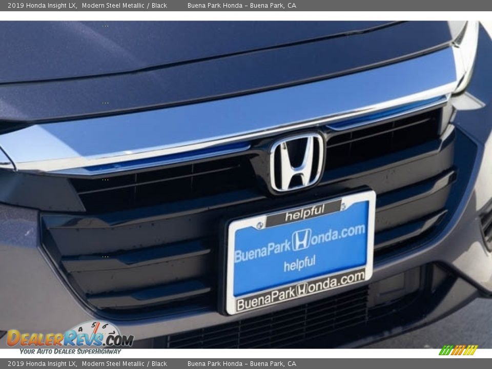 2019 Honda Insight LX Modern Steel Metallic / Black Photo #4