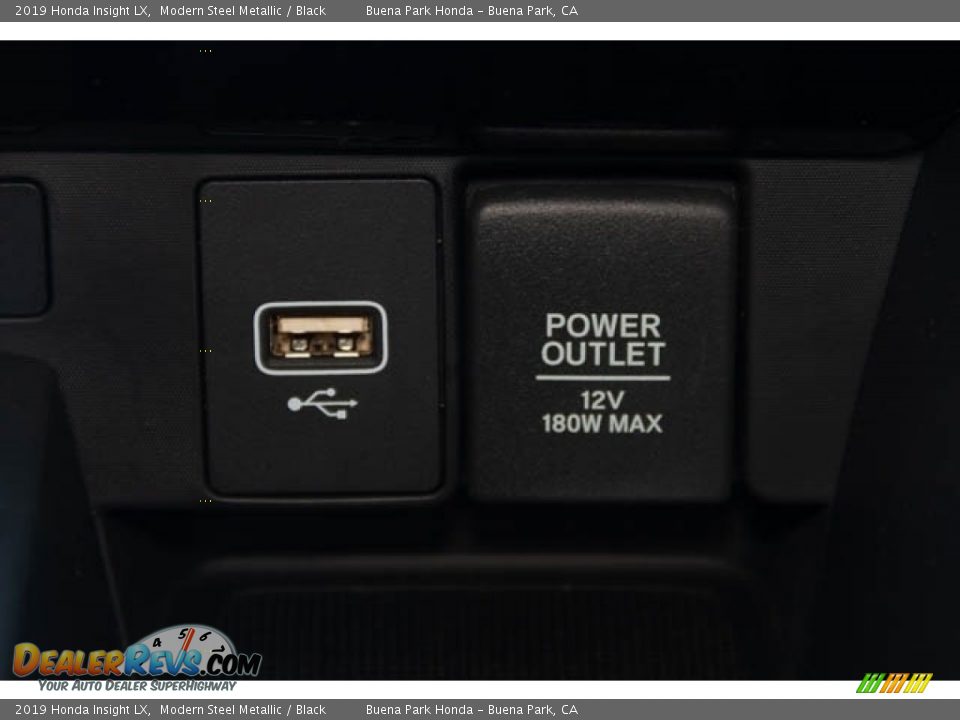 2019 Honda Insight LX Modern Steel Metallic / Black Photo #23