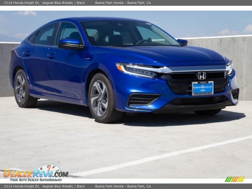 2019 Honda Insight EX Aegean Blue Metallic / Black Photo #1