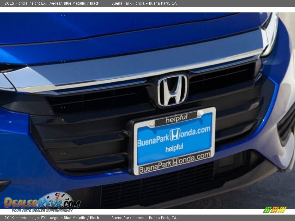 2019 Honda Insight EX Aegean Blue Metallic / Black Photo #4
