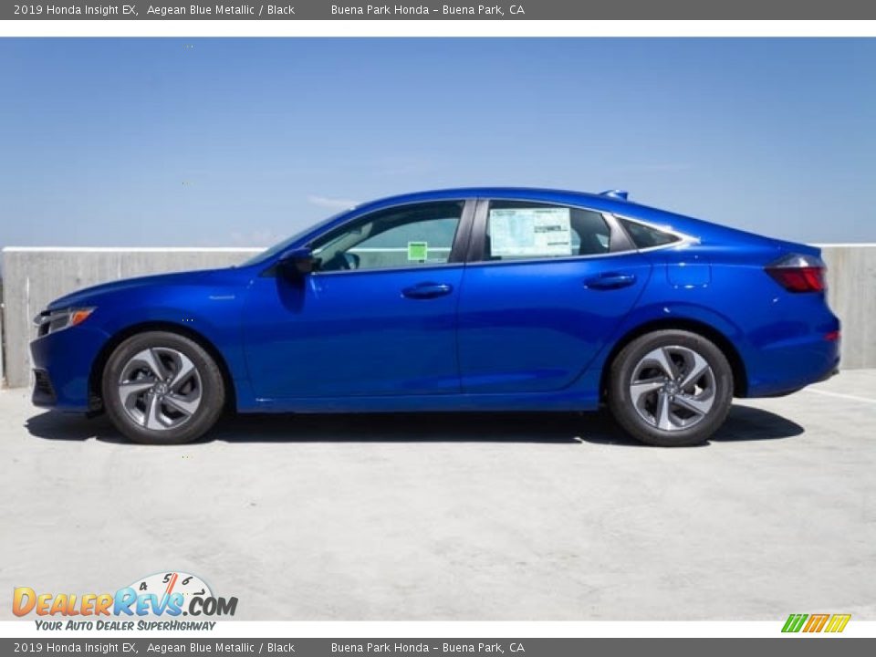 Aegean Blue Metallic 2019 Honda Insight EX Photo #5