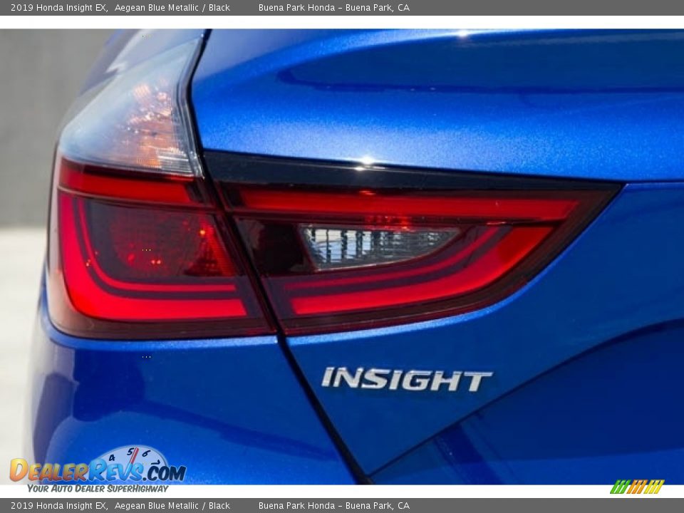 2019 Honda Insight EX Aegean Blue Metallic / Black Photo #7