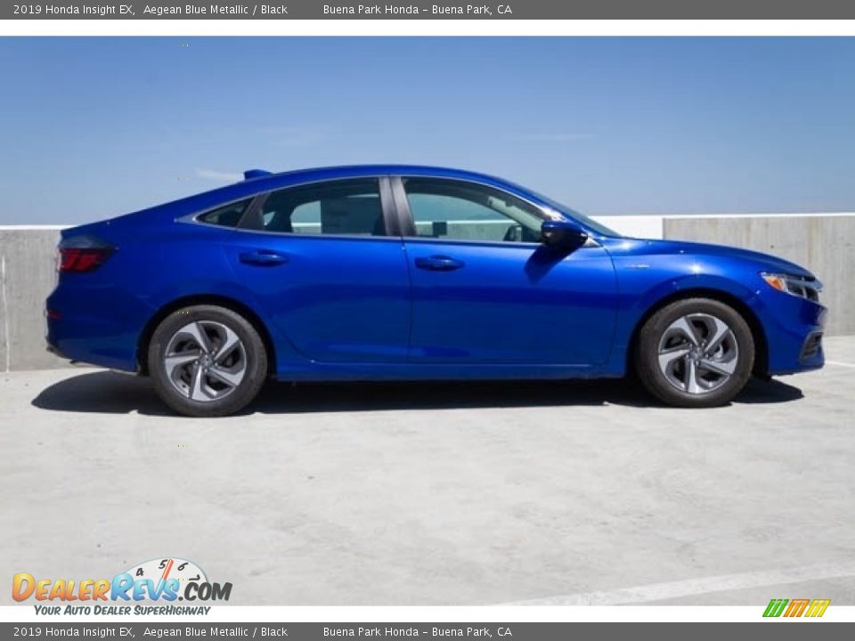 2019 Honda Insight EX Aegean Blue Metallic / Black Photo #9