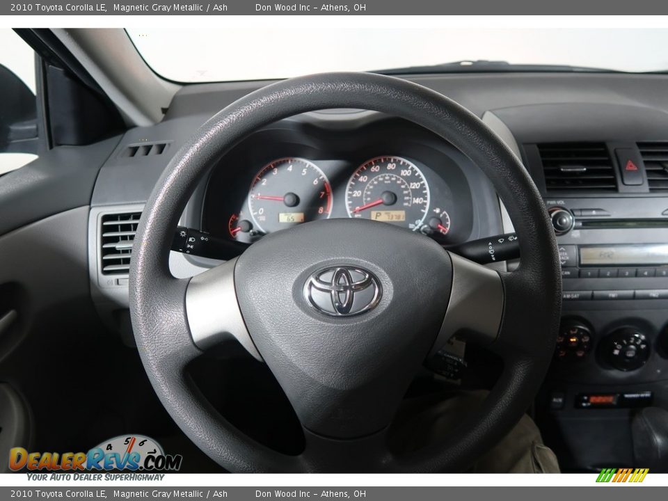 2010 Toyota Corolla LE Magnetic Gray Metallic / Ash Photo #16