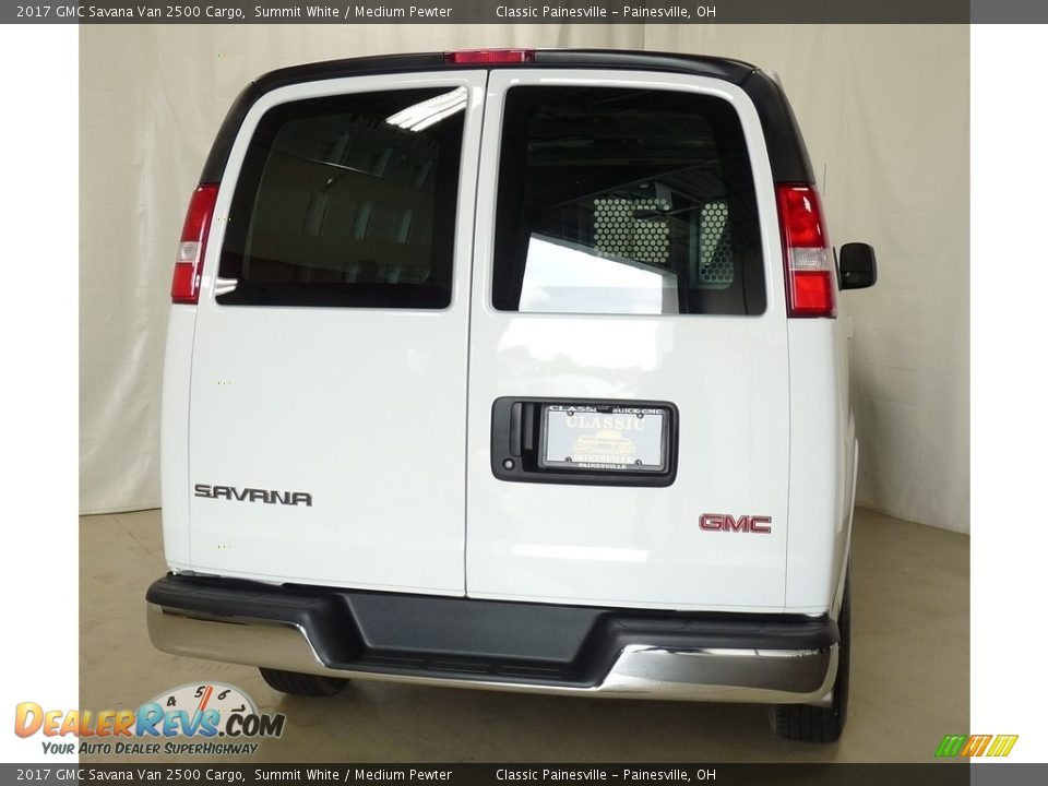 2017 GMC Savana Van 2500 Cargo Summit White / Medium Pewter Photo #3