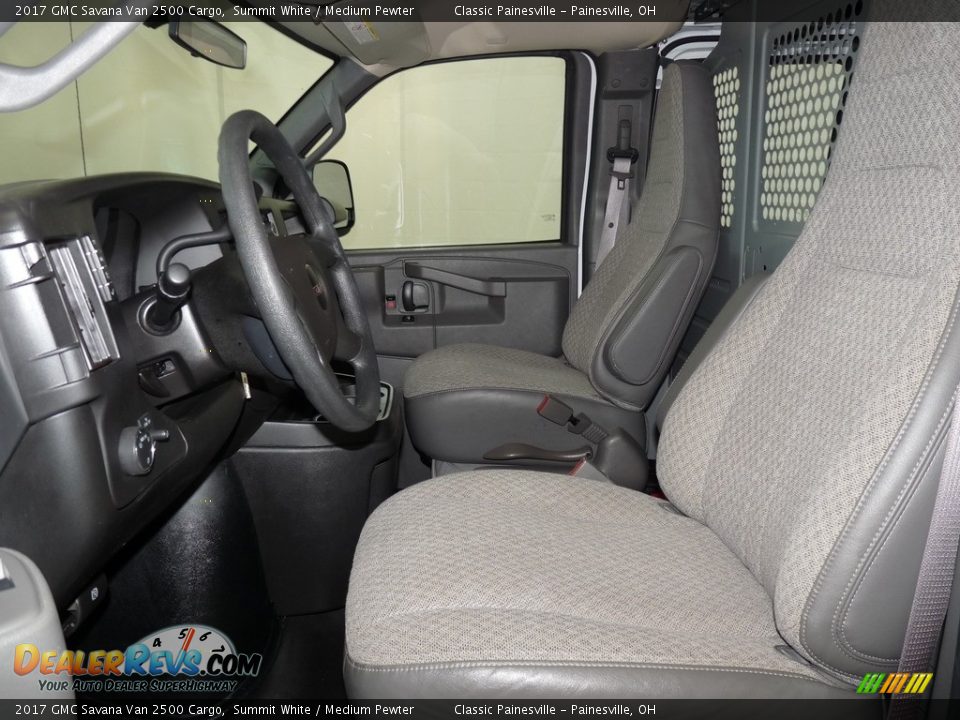 2017 GMC Savana Van 2500 Cargo Summit White / Medium Pewter Photo #7