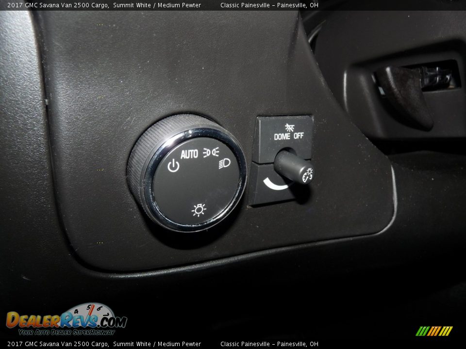 2017 GMC Savana Van 2500 Cargo Summit White / Medium Pewter Photo #11