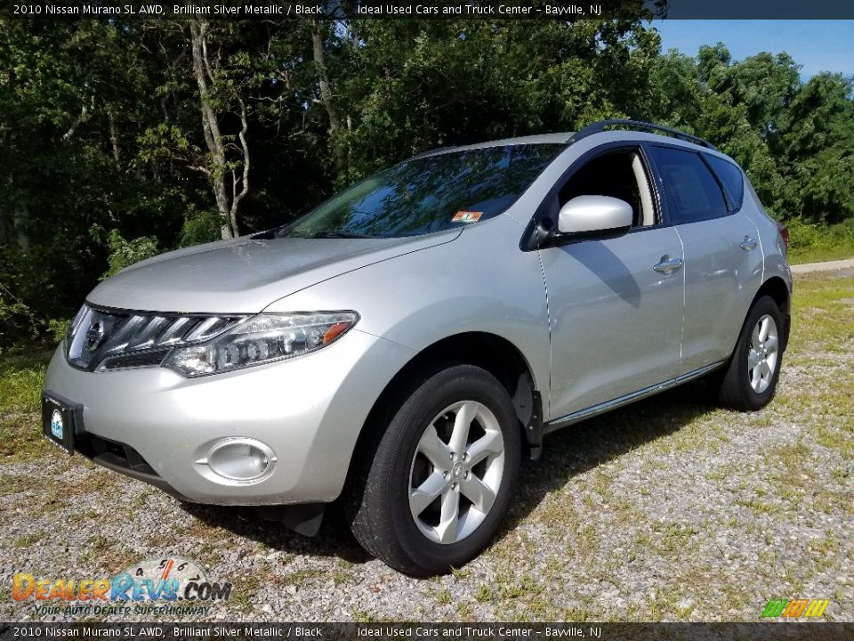 2010 Nissan Murano SL AWD Brilliant Silver Metallic / Black Photo #1