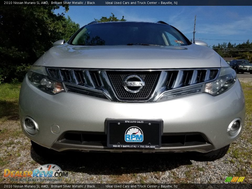 2010 Nissan Murano SL AWD Brilliant Silver Metallic / Black Photo #2