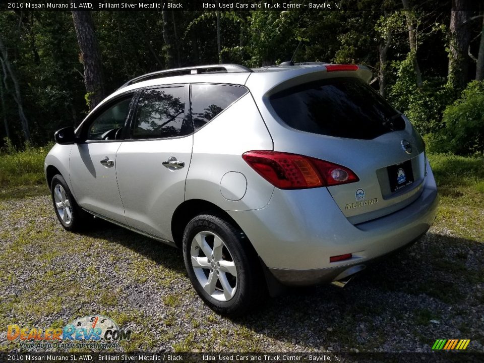 2010 Nissan Murano SL AWD Brilliant Silver Metallic / Black Photo #6
