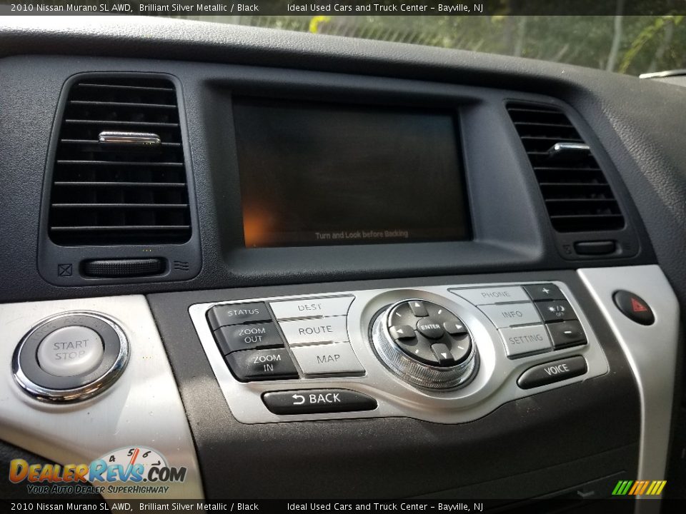 2010 Nissan Murano SL AWD Brilliant Silver Metallic / Black Photo #14