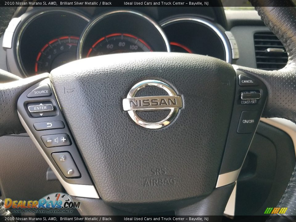 2010 Nissan Murano SL AWD Brilliant Silver Metallic / Black Photo #15