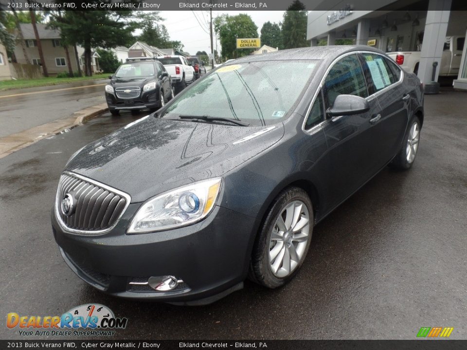 2013 Buick Verano FWD Cyber Gray Metallic / Ebony Photo #3