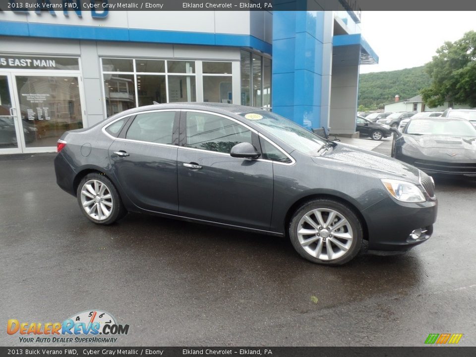 2013 Buick Verano FWD Cyber Gray Metallic / Ebony Photo #10