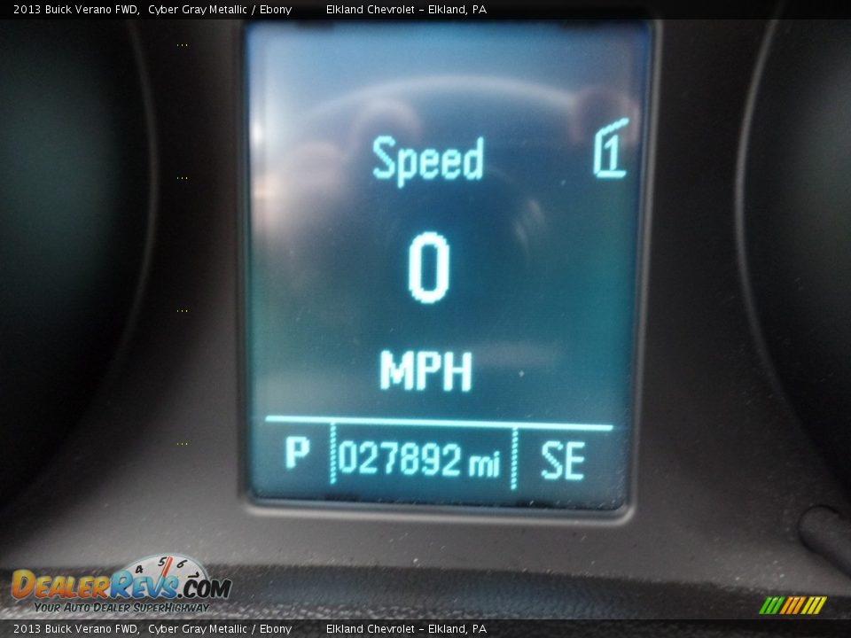 2013 Buick Verano FWD Cyber Gray Metallic / Ebony Photo #26
