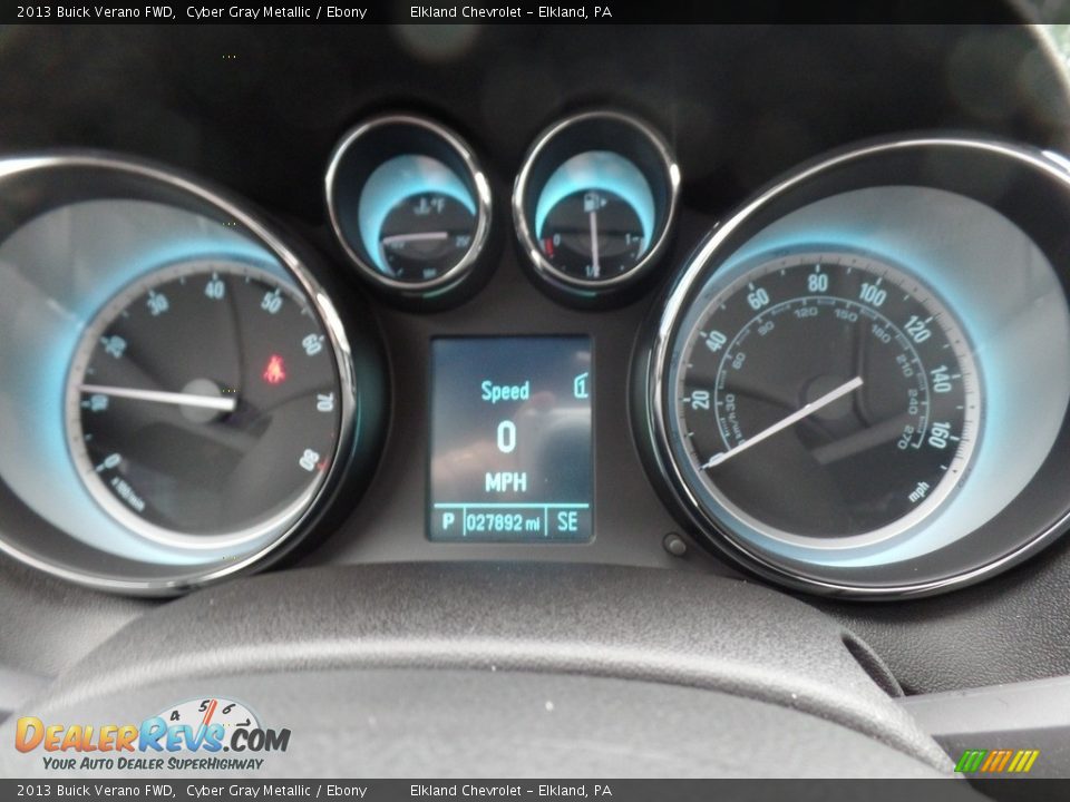 2013 Buick Verano FWD Cyber Gray Metallic / Ebony Photo #27