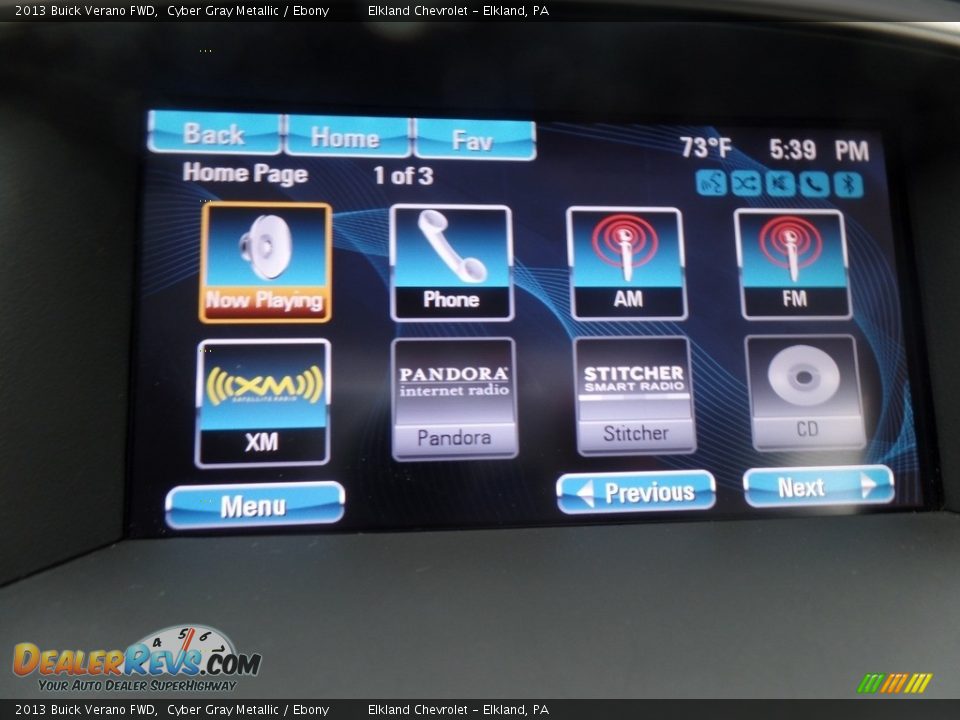 2013 Buick Verano FWD Cyber Gray Metallic / Ebony Photo #28