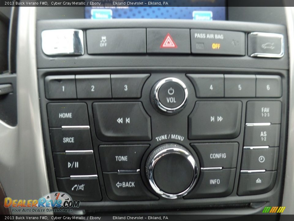 2013 Buick Verano FWD Cyber Gray Metallic / Ebony Photo #31