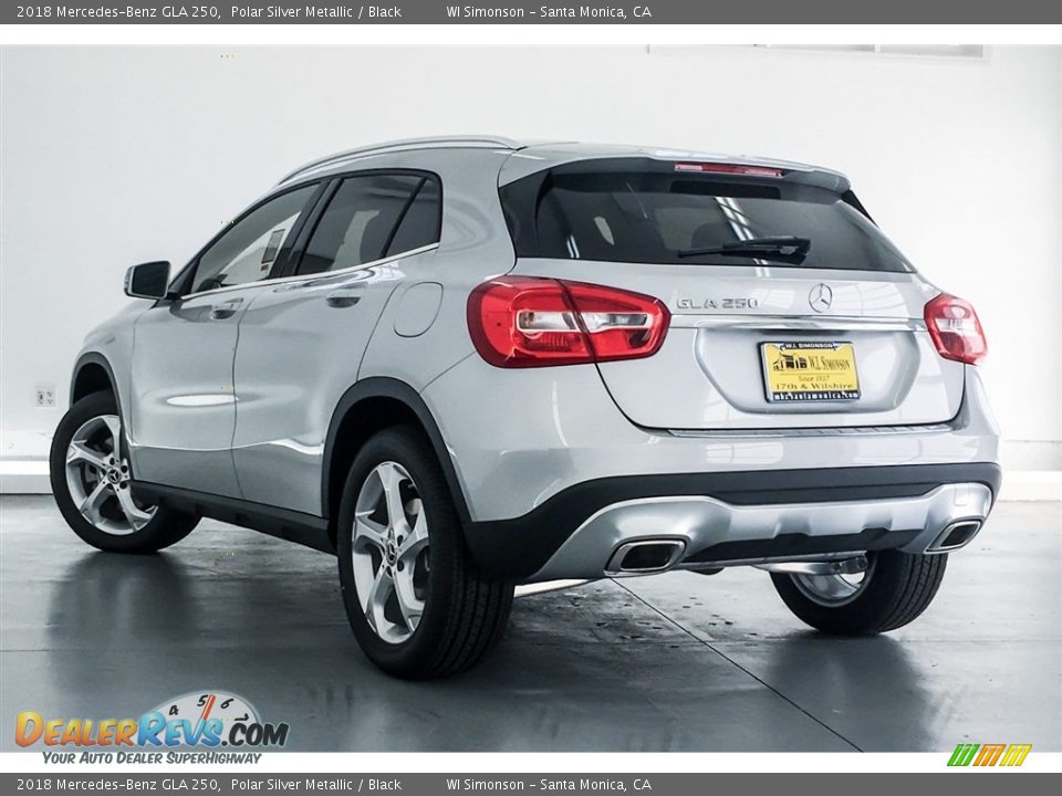 2018 Mercedes-Benz GLA 250 Polar Silver Metallic / Black Photo #3