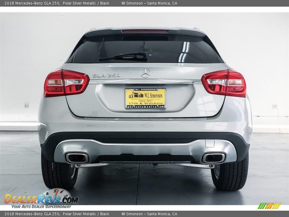 2018 Mercedes-Benz GLA 250 Polar Silver Metallic / Black Photo #4