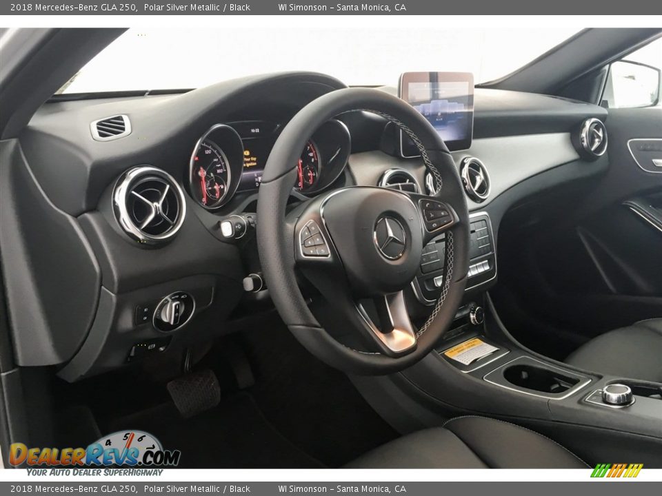 2018 Mercedes-Benz GLA 250 Polar Silver Metallic / Black Photo #5