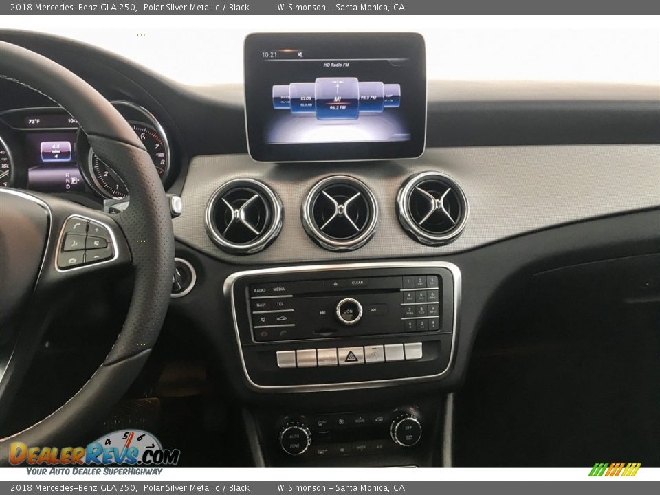 2018 Mercedes-Benz GLA 250 Polar Silver Metallic / Black Photo #6