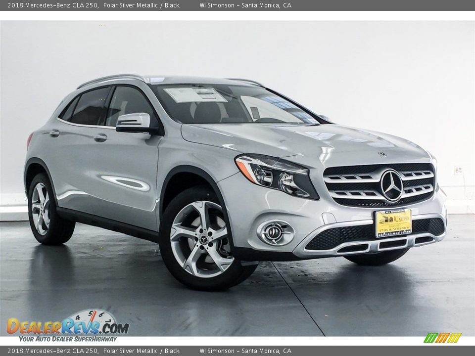 2018 Mercedes-Benz GLA 250 Polar Silver Metallic / Black Photo #12