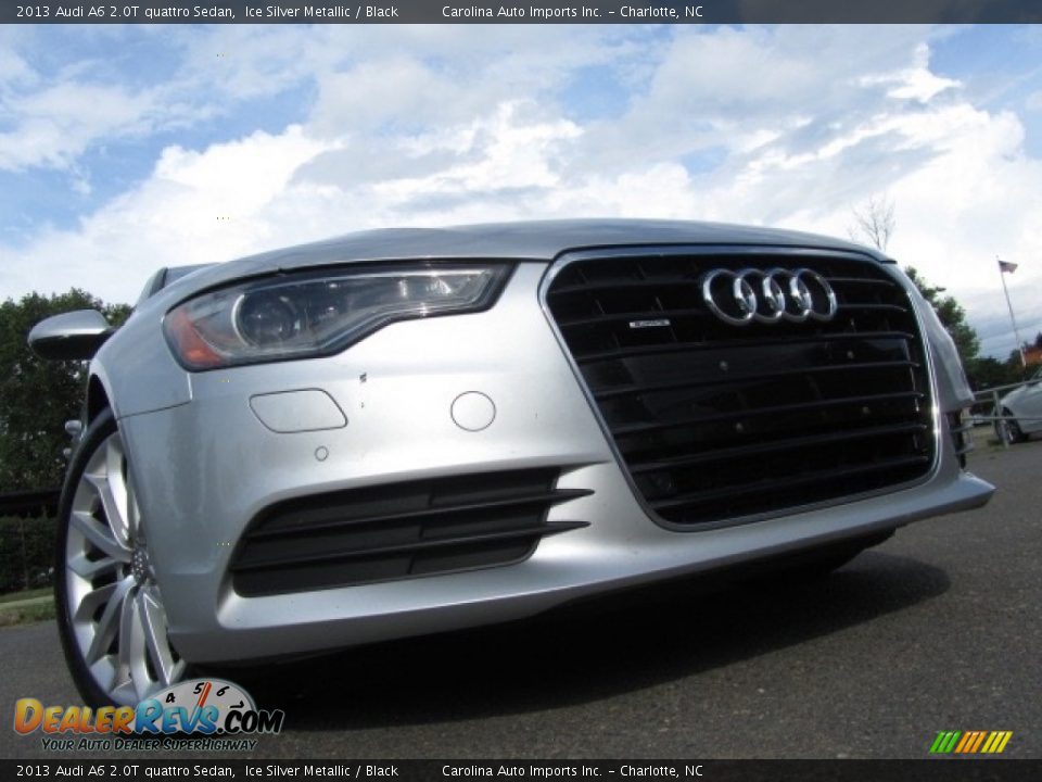 2013 Audi A6 2.0T quattro Sedan Ice Silver Metallic / Black Photo #1