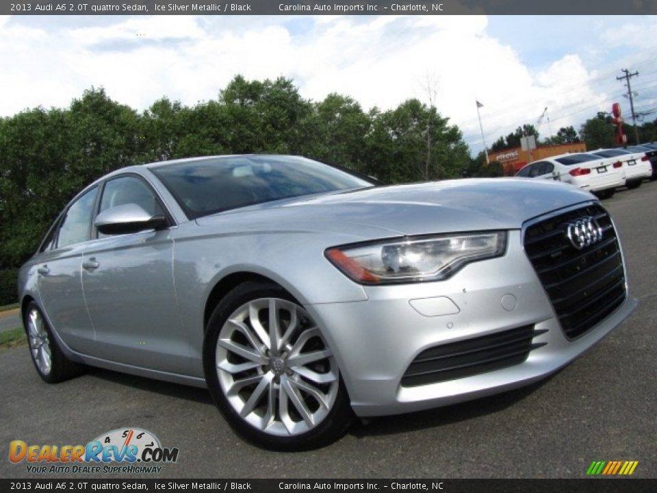 2013 Audi A6 2.0T quattro Sedan Ice Silver Metallic / Black Photo #2